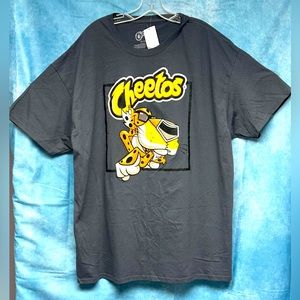 Vintage Cheetos Chester Cheetah T Shirt Novelty Size Men's XXL | Gray Cheetah